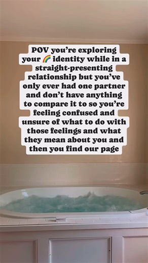 bi+ community on Instagram: "Your experience doesn’t define your identity. We are hearing this a LOT! Feeling confused about your identity in a straight-presenting relationship but don’t have much to compare it to? You’re not alone. 💻 Want access to our private discord community and precious connection call recordings? Comment or DM the word JOIN to check out our membership!"