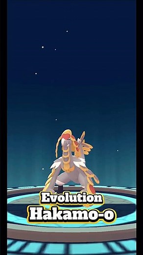 EPIC Jangmo-o ➡️ Hakamo-o! | Pokemon GO Evolution #Shorts