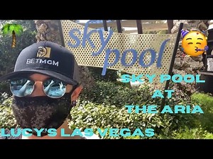 Lucy's Las Vegas Aria and Sky Suite Pool!