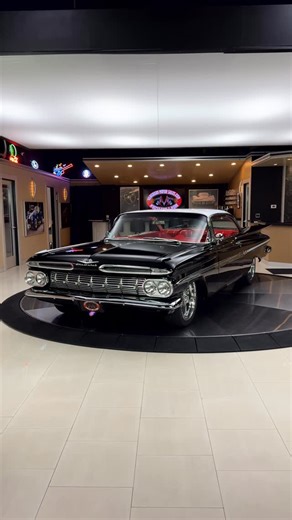 Vanguard Motor Sales on Instagram: "Listen to this beautiful 1959 Chevrolet Impala Restomod 😮‍💨🖤 Available Now!"