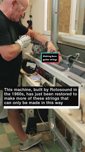 Restauración de Máquina Rotosound para Cuerdas de Bajo