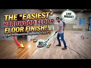 I Promise You Can Do This || Master Wood Floor Finishing in One Afternoon