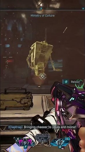 Claptrap sings AULD LANE SYNE Borderlands 4 #claptrap #borderlands #christmas #christmassongs