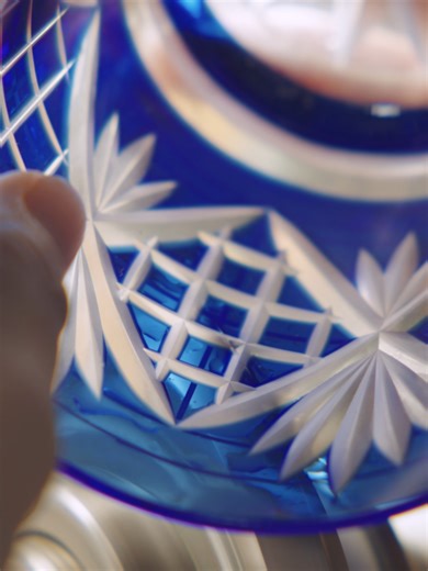 The Traditional Japanese Cut Glass Making Process #explore#japan #japaneseculture#craftsman 【Cut Glassware 江戸切子 Edo Kiriko】 Special Thanks：株式会社清水硝子（Shimizu Glass CO,.Ltd）