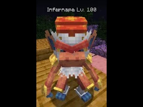 I GOT INFERNAPE TO LV 100!! (colors inverted for some reason workin on it rn)