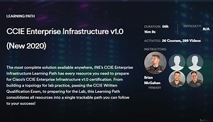 INE - CCIE Enterprise Infrastructure v1.1