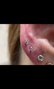 ✨ Double the piercings, double the fun! ✨ Why settle for one when you...