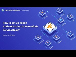 SolarWinds Service Desk Tutorial - How to set up Token Authentication in Solarwinds Service Desk