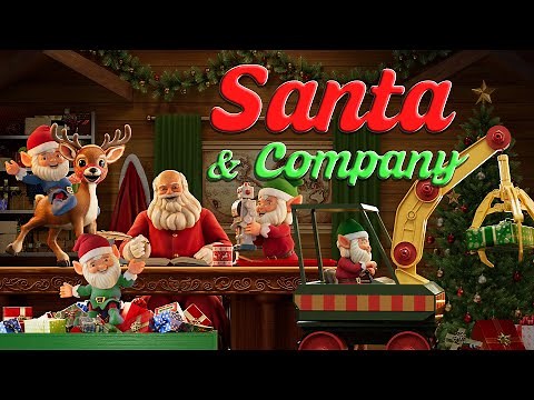 AtmosFX Santa & Company Digital Decoration Collection Trailer