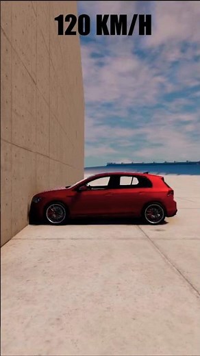 Golf 8 GTI Speed Crash Test – Can It Survive? 💥