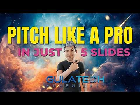 Pitch Like a Pro in Just 5 Slides