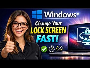 Change Your Lock Screen In Seconds! (Windows PC & Laptop)