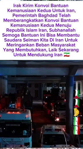 irak kirim konvoi bantuan untuk iran #iran #israel #iraq #shorts