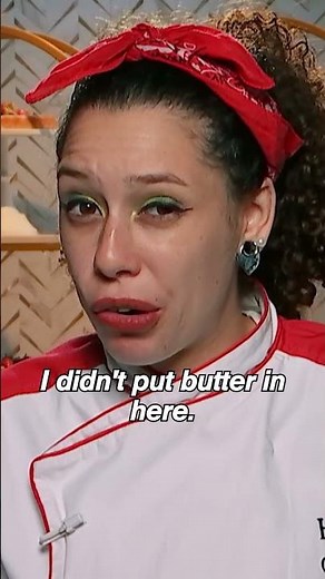 how did THAT get in there? 🧈🤔 #hellskitchen