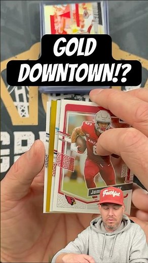 INSANE PULL! 🔥 Gold Downtown /10 from 2023 Optic Football Hobby Box! #sportscards #shorts
