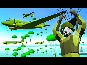 Biggest WW2 PARATROOPERS INVASION Ever Made in Ravenfield!