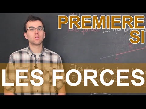 Mechanical actions: forces - SI - 1st - Les Bons Profs