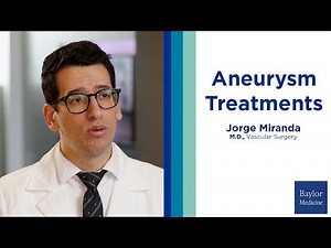 How can you treat an aneurysm? | Dr. Jorge Miranda