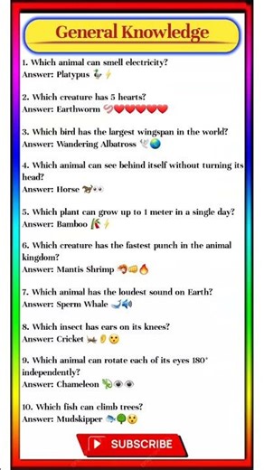 Which fish can climb trees ? | Gk Quiz #shorts #foryou #gk #gkquiz