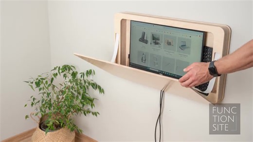 Monitor Murphy Desk - Wall Mounted - Etsy