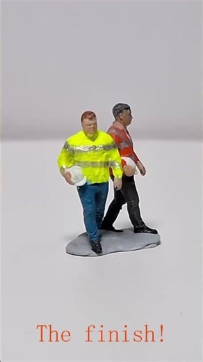 Custom made 1:87 figures | The Construction Worker