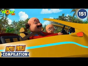 The Secret Mission Of Motu Patlu | Motu Patlu Season 13 Compilation 151 | Motu Patlu | #spot - Videos For Kids