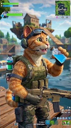 A cat inside Fortnite makes way more sense than it should 😭🐱🎮