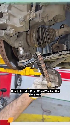 How to Install a Front Wheel Tie Rod the Easy Way #shortvideo #tips