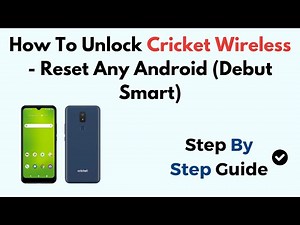 How To Unlock Cricket Wireless - Reset Any Android (Debut Smart)