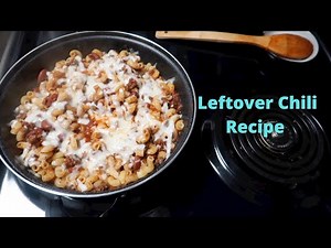 Cheesy Chili Recipe| One Pot Chili Mac| Leftover Chili Recipe