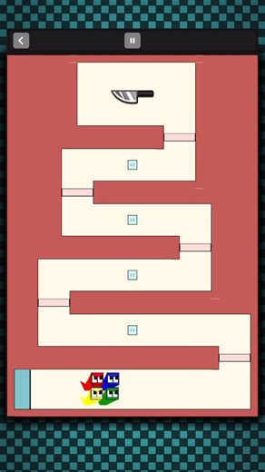Bouncing Square Race: A Satisfying Visual Experience