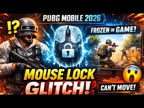 PUBG Mouse Lock Glitch 2026 😱 Must See!