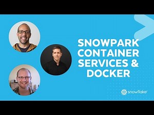 [Live] Snowpark Container Services and Docker