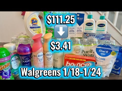 HUGE savings + FREEBIE & MONEYMAKER deals at Walgreens! 1/18-1/24🎉🎉🎉