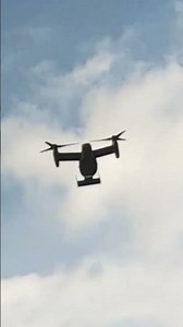 V22 osprey flying over Head