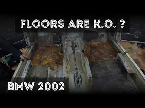 Finishing engine for BMW 2002 & inspecting the floor pans | Episode 4