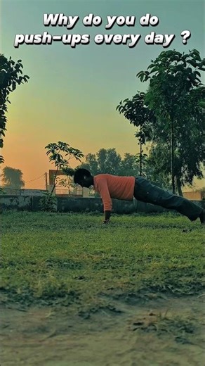 🗣️ why do you do pushups every day 📈 #gym #calisthenics #workout #discipline #viral