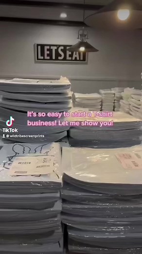 Start 2023 with a T-shirt side hustle! #fyp #screenprinttransfers #tshirtbusiness #womenownedbusiness #sublimation #dtfprinting #cricutprojects #htvvinyl #screenprint #clearfilmtransfers #readytopress #fypシ #foryou #diyproject #uvdtf #momsoftiktok #sidehustle #girlboss