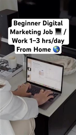 Beginner-Friendly Remote Job 💻 | Digital Marketing From Home (1–3 hrs/day)