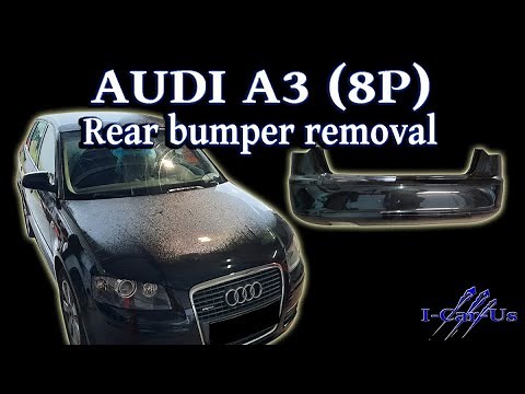 Audi A3 (8P) rear bumper removal - Tutorial