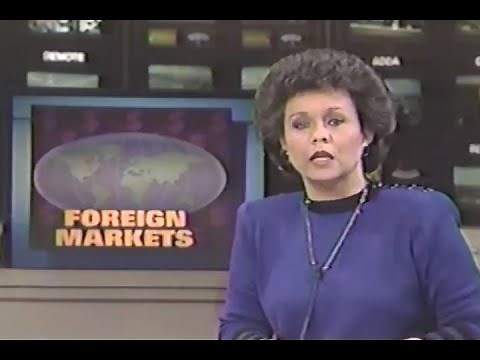 WNBC TV News 4 Live at 5 New York October 1987