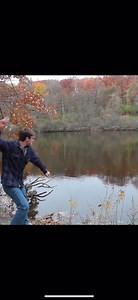 Skipping a rock all the way across this river #rockskipping #skippingrocks #river | Rockskippingpro