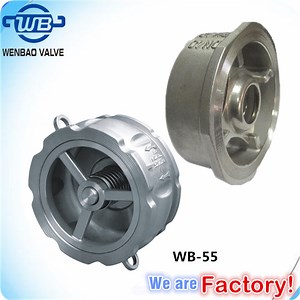 [Hot Item] Pn40 Stainless Steel304 316 H71 Single Disc Spring Loaded Lift Non Return Vertical Wafer Check Valve Price