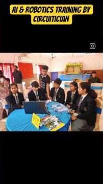 AI and Robotics training by circuitician #robotics #ai #shorts #school #training #electronics