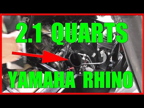 YAMAHA RHINO OIL CHANGE