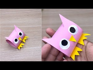 Easy Paper Owl Craft | Cute DIY Animal Craft for Kids