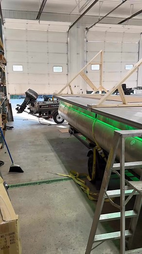 She’s just about done 😁#pontoonlife #pontoonboat #pontoonfun #pontoon #tbnoutdoors #tinyboatnation | Nate Eckhold