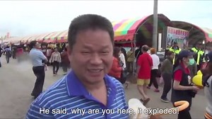 Giant rubber duck pops in Taoyuan following earthquake