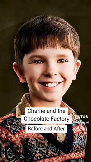 Before and After Scenes from Charlie and the Chocolate Factory
