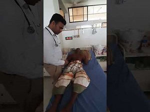 Clinical examination of precordium in a real patient with AS and MS (NB auscultate base as well)